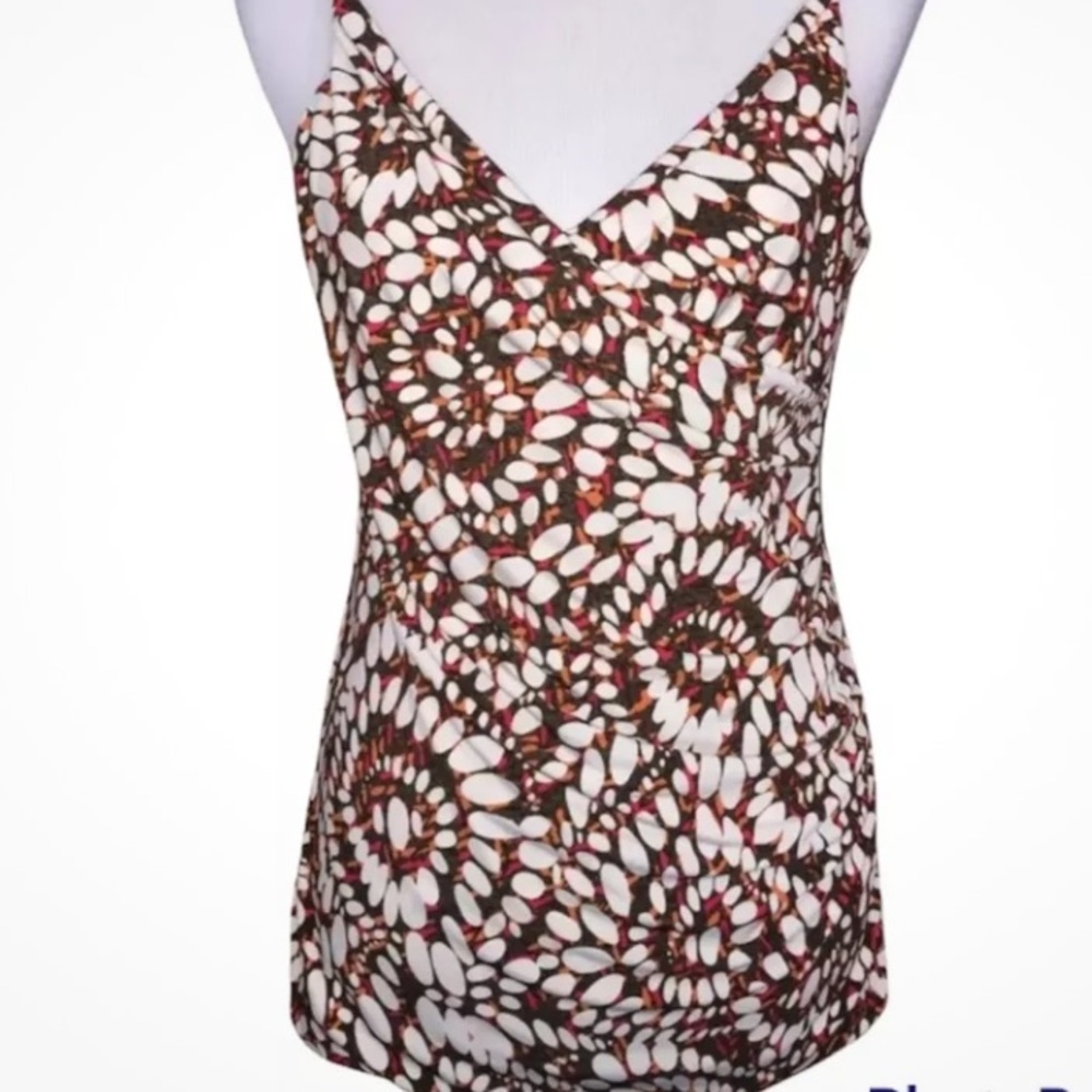 Kenneth Cole ruched mock wrap tank top - Picture 8 of 8
